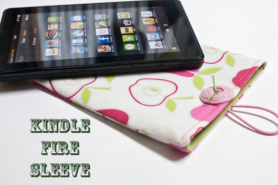 treasures for tots DIY Kindle Fire Sleeve Tutorial